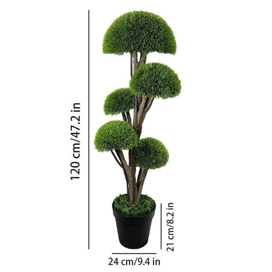 Realistic Touch Artificial Plant Flower Pot Home Interior Deco 120 5 heads