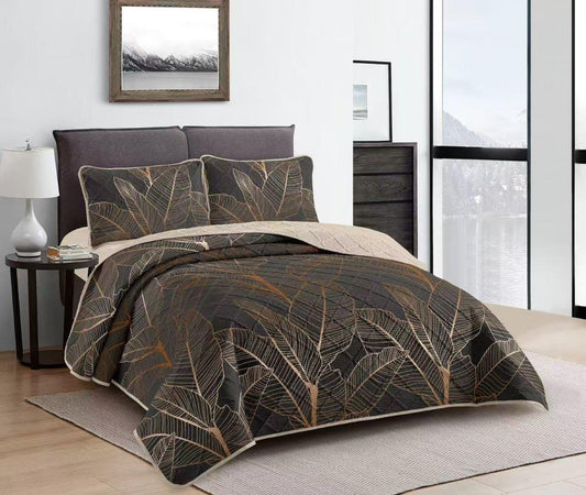 Elegant Design Comforter Bedspread Bedding Set Bed Cover with Pillowcase Set of 3 pcs Bed Cover 220*240 cm Pillowcase 50*70 cm