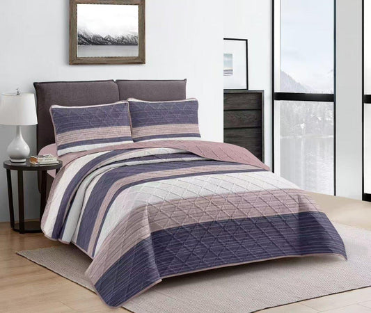 Elegant Design Comforter Bedspread Bedding Set Bed Cover with Pillowcase Set of 3 pcs Bed Cover 220*240 cm Pillowcase 50*70 cm