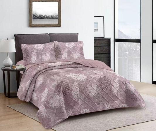 Elegant Design Comforter Bedspread Bedding Set Bed Cover with Pillowcase Set of 3 pcs Bed Cover 220*240 cm Pillowcase 50*70 cm