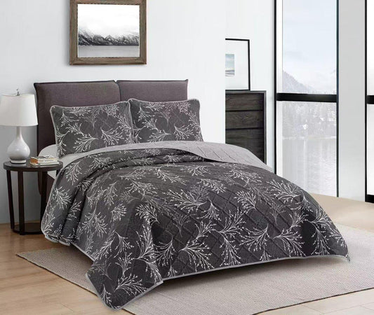 Elegant Design Comforter Bedspread Bedding Set Bed Cover with Pillowcase Set of 3 pcs Bed Cover 220*240 cm Pillowcase 50*70 cm