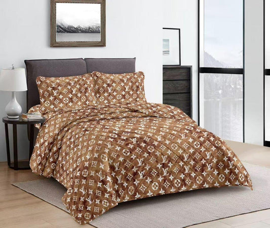 Elegant Design Comforter Bedspread Bedding Set Bed Cover with Pillowcase Set of 3 pcs Bed Cover 220*240 cm Pillowcase 50*70 cm