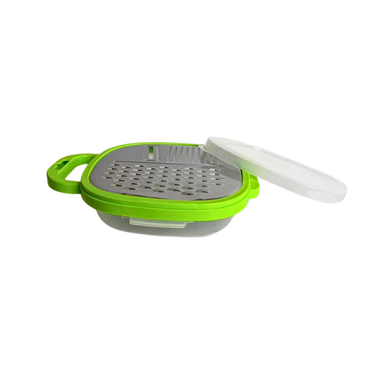 Stainless Steel Grater with Square Holder