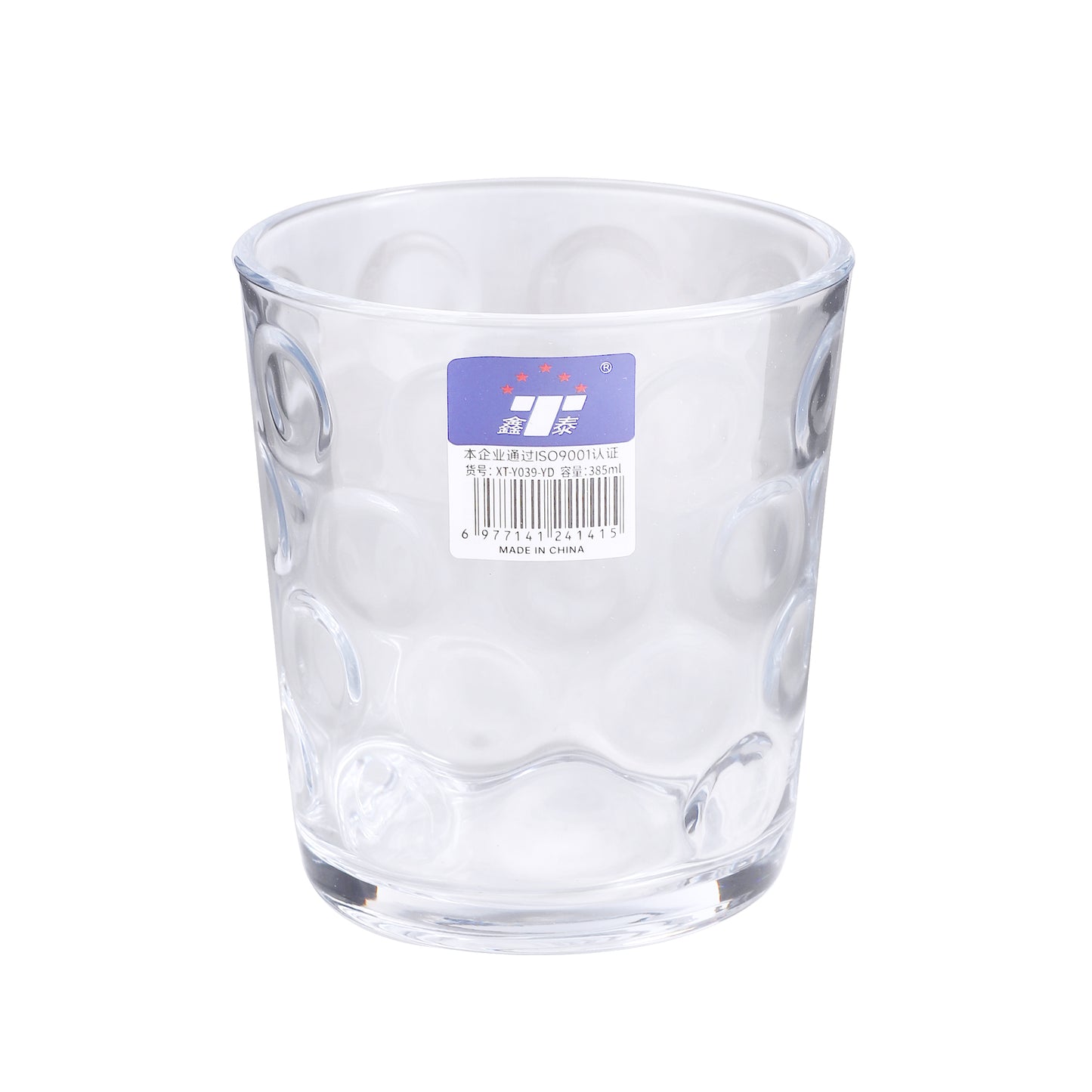 Short Glass Tumbler Set of 6 – 385 ml