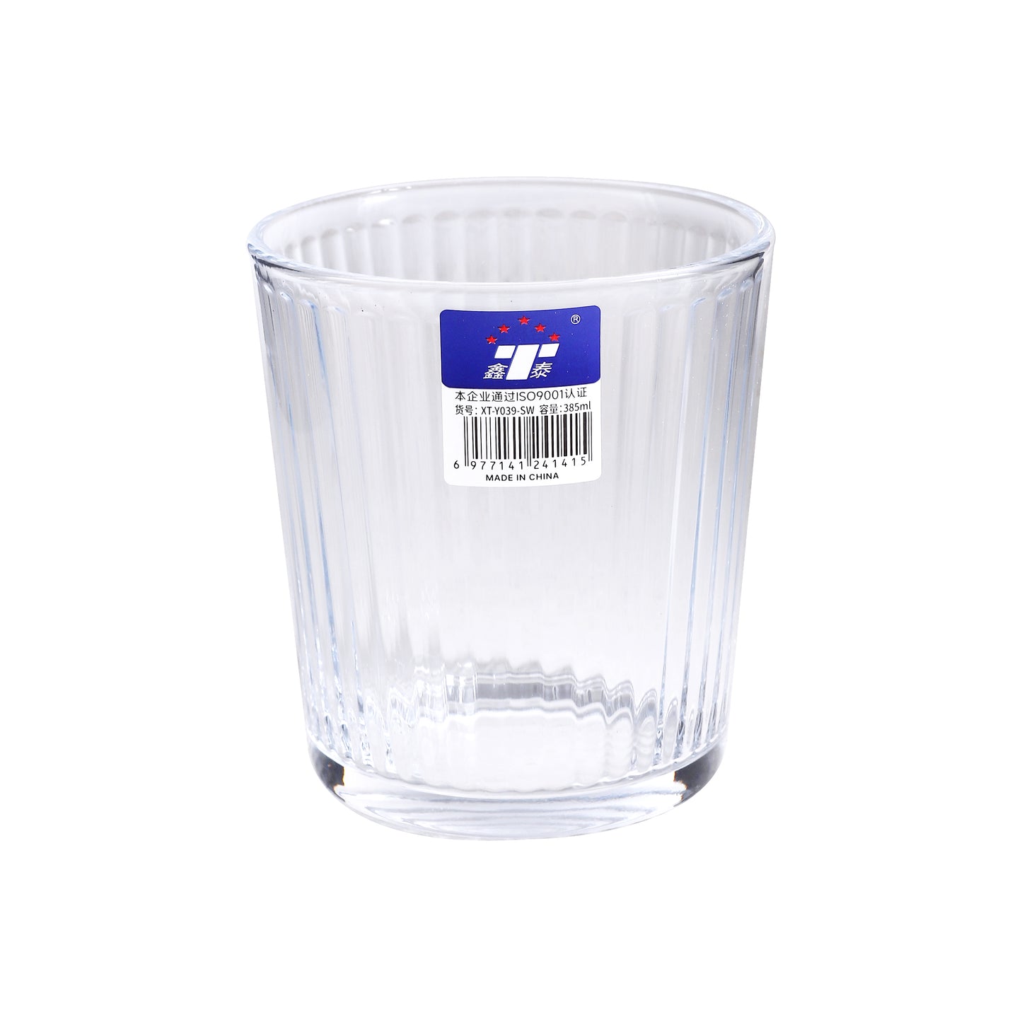 Short Glass Tumbler Set of 6 – 385 ml