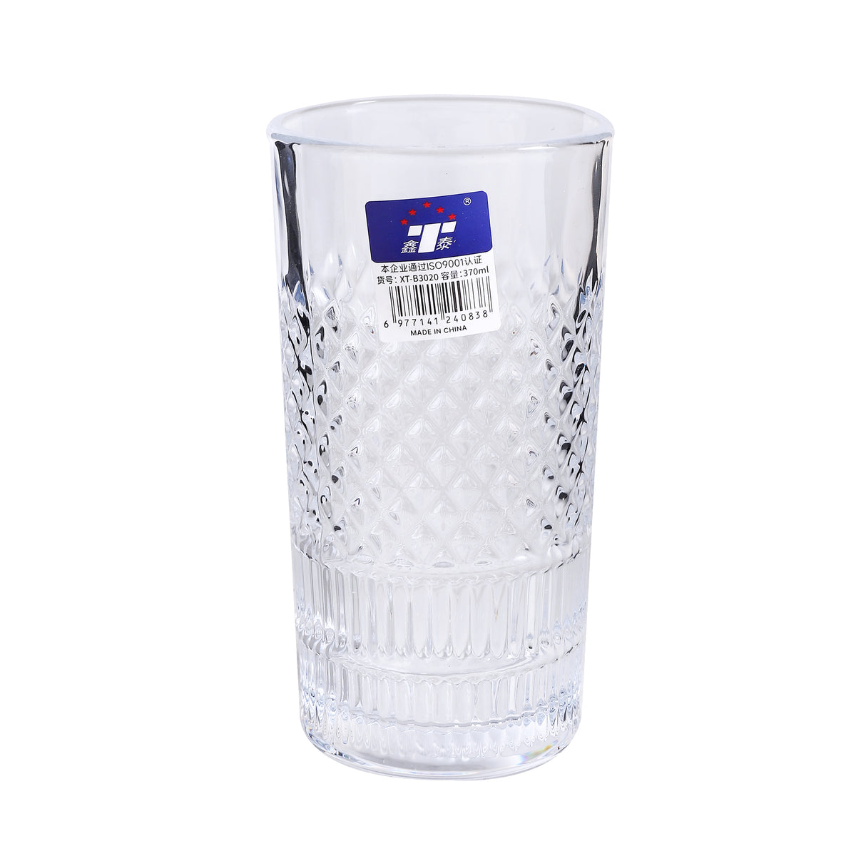 Tall Glass Tumbler / 6PCS / 370ML