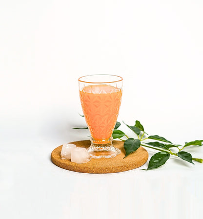 Footed Glass Tumbler Set of 6 – 200 ml