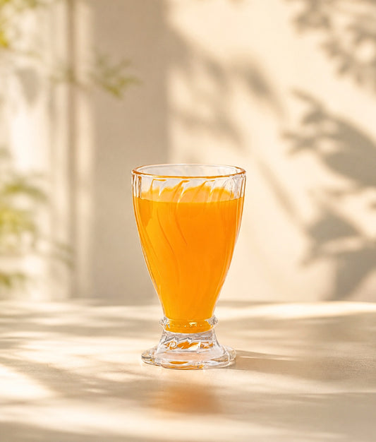 Footed Glass Tumbler Set of 6 – 200 ml