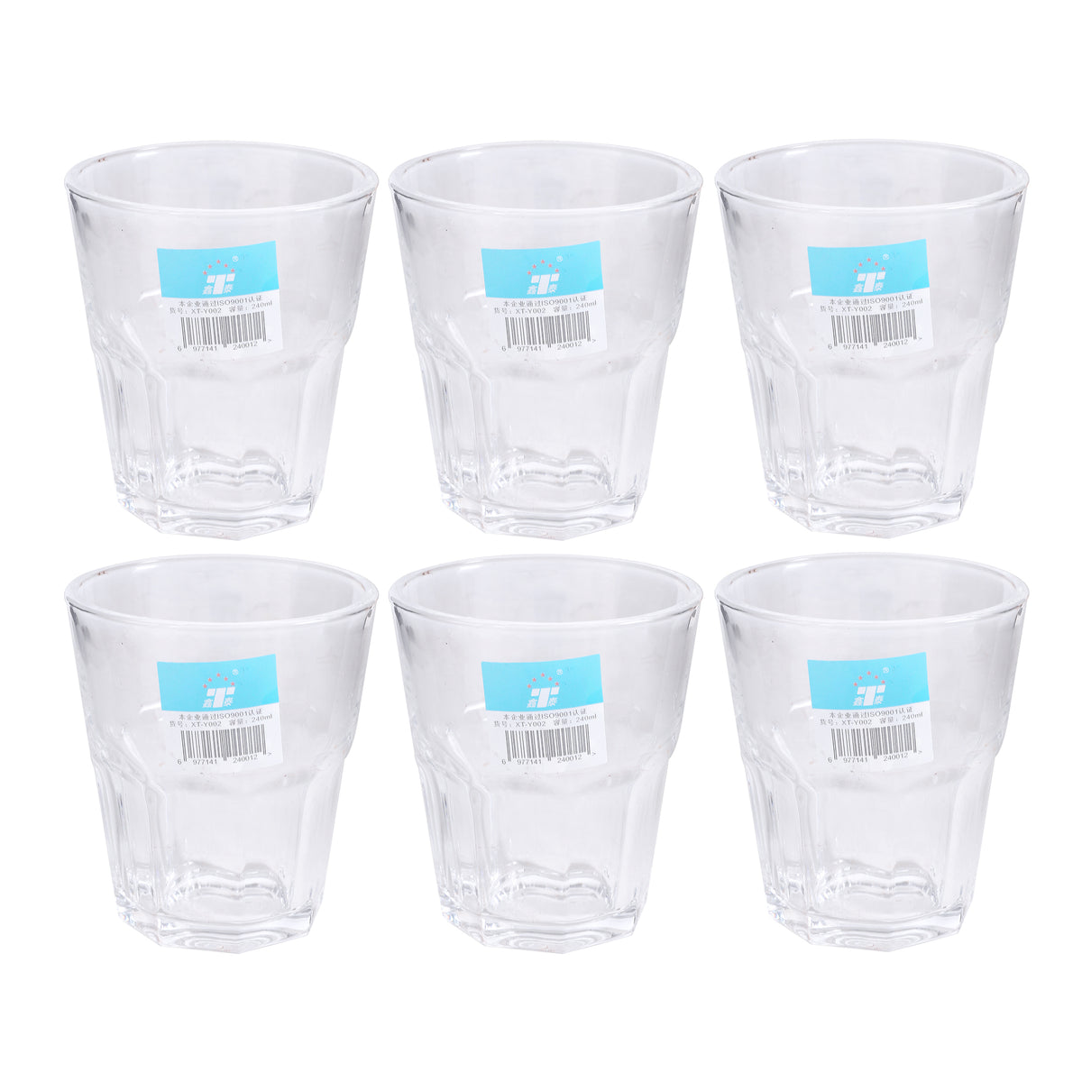Glass Tumbler / 6PCS / 240ML