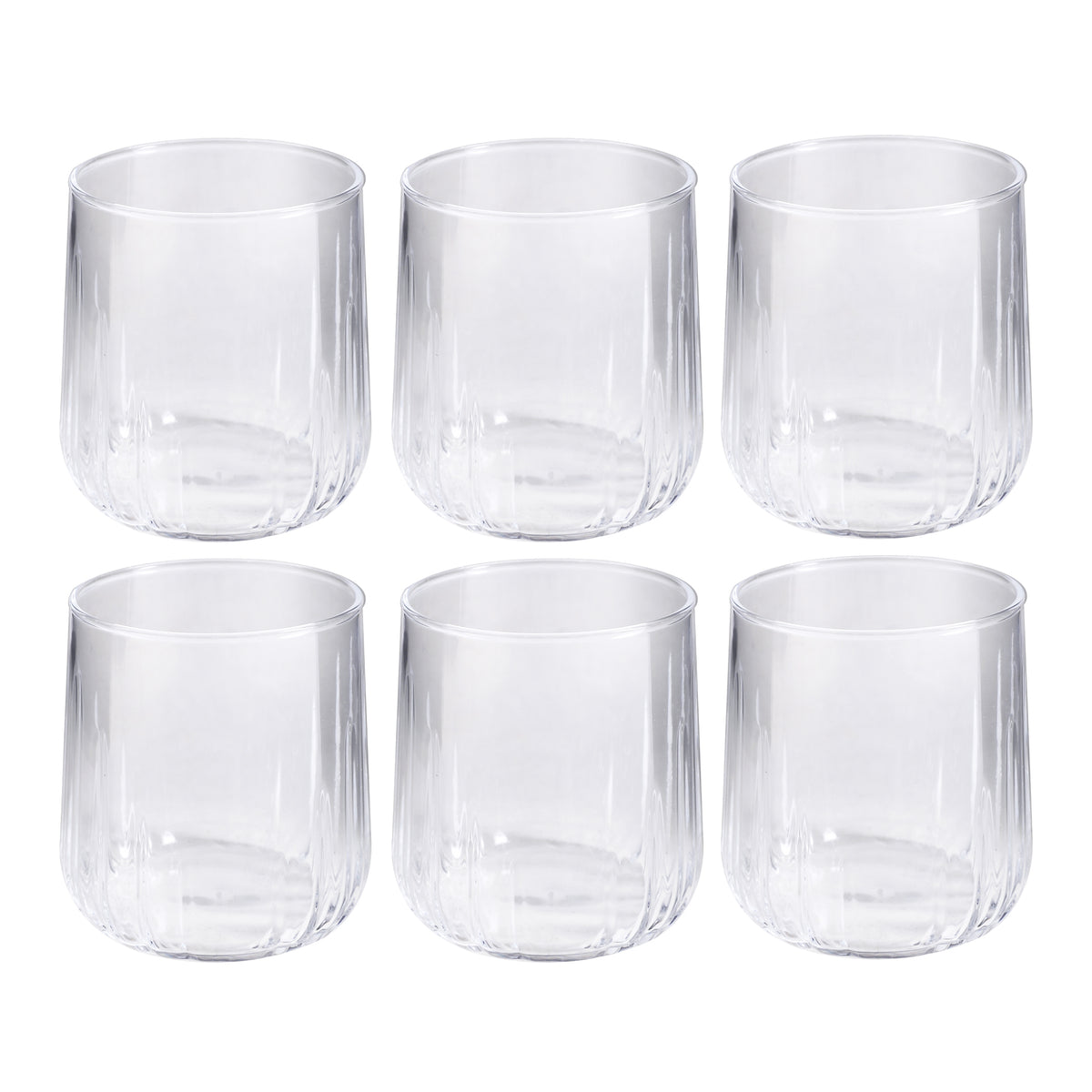 Short Glass Tumbler / 6PCS / 330ML