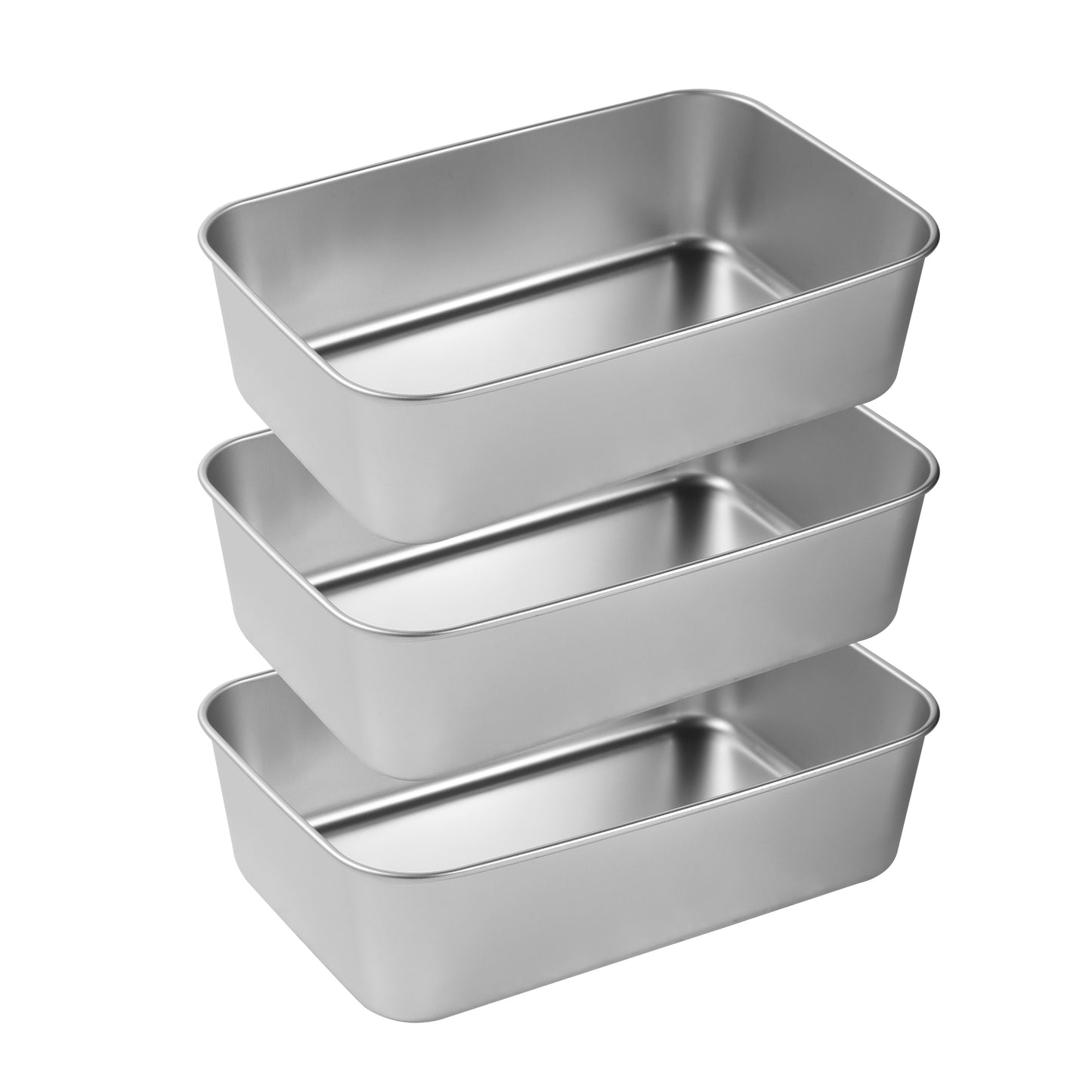 Stainless Steel Food Container Set / 1700ML*3PCS