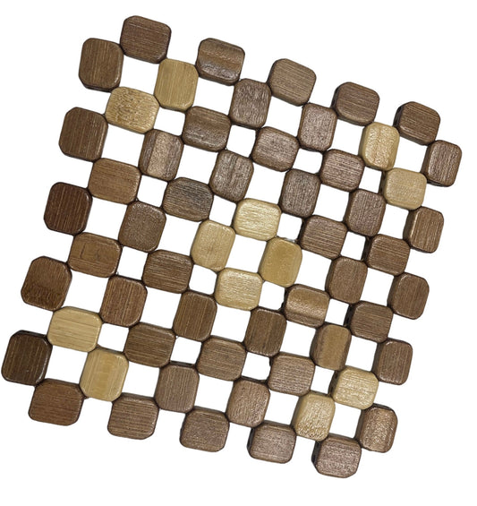 Bamboo Dish Mat Table Protector 19 cm