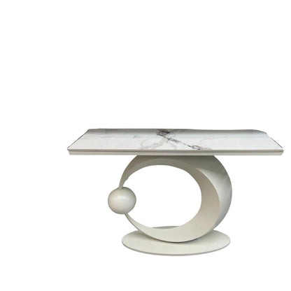 Home Decor Marbletop Metal Console Table Living Room Hallway 100*30*80 cm