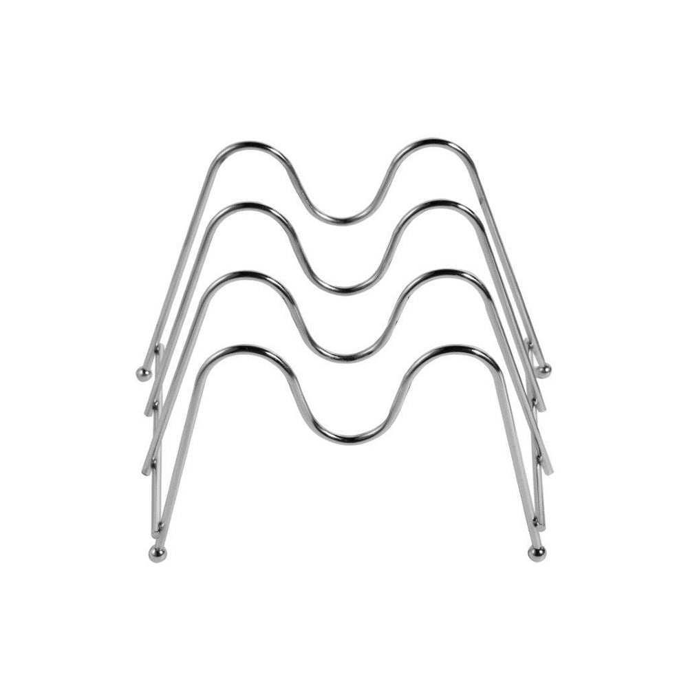 Stainless Steel Tray Stand Plate Display Holder 14*14.5*22 cm