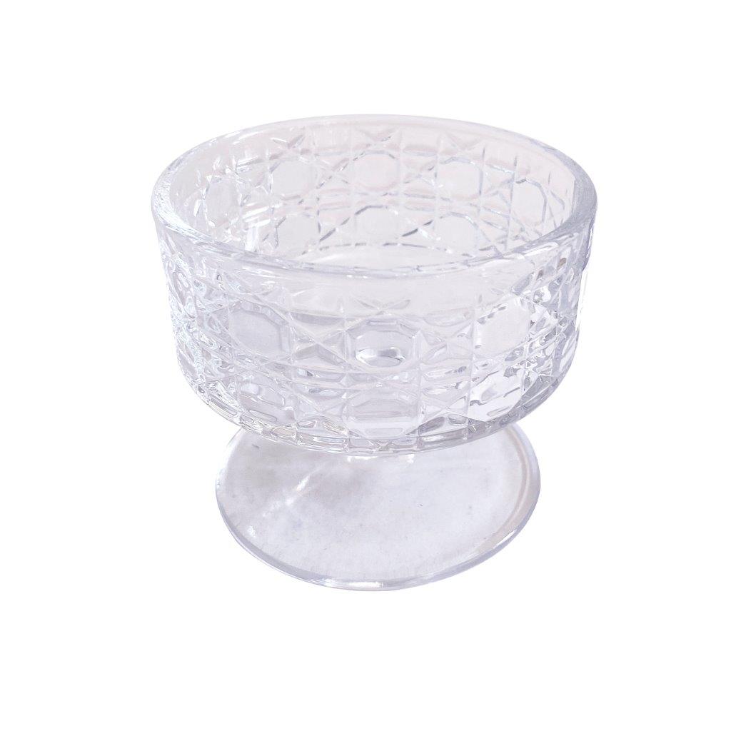 Crystal Glass Ice Cream and Dessert Bowl Set of 6 Pcs 9*7.7 cm