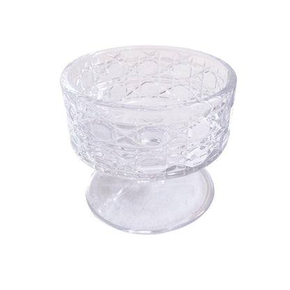 Crystal Glass Ice Cream and Dessert Bowl Set of 6 Pcs 9*7.7 cm