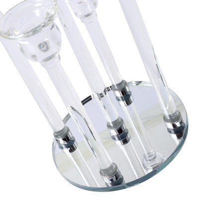 Home Decor Crystal Decor Table Top Candleholder 5 Arms  37 cm