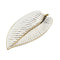 White Ceramic Gold Rim Oval Platter Fine Porcelain Dinnerware Tableware Serving Dish Plate 36*19*4.5 cm