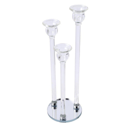 Home Decor Crystal Decor Table Top Candleholder 3 Arms  37 cm
