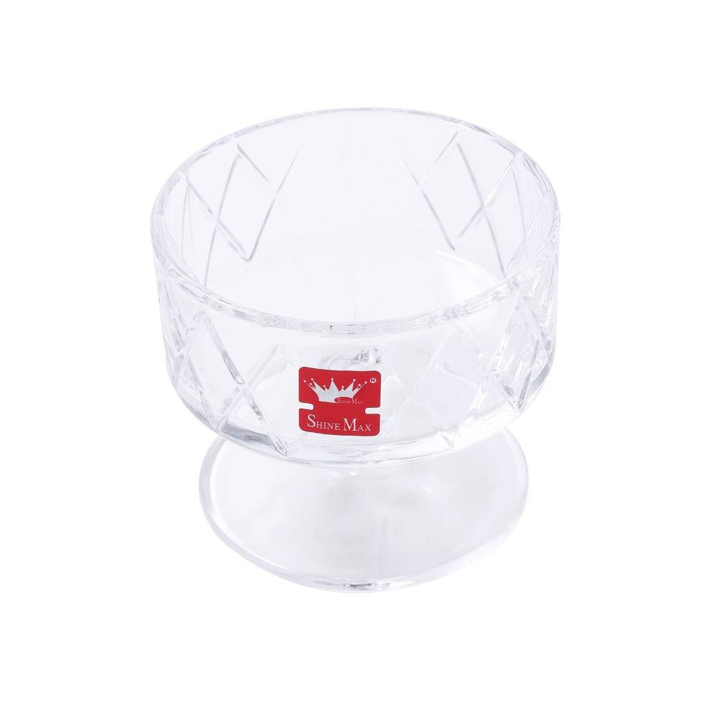 Crystal Glass Ice Cream and Dessert Bowl Set of 6 Pcs 180 ml