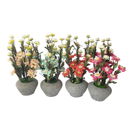 Realistic Touch Artificial Plant Flower Pot Home Interior Deco 42 cm