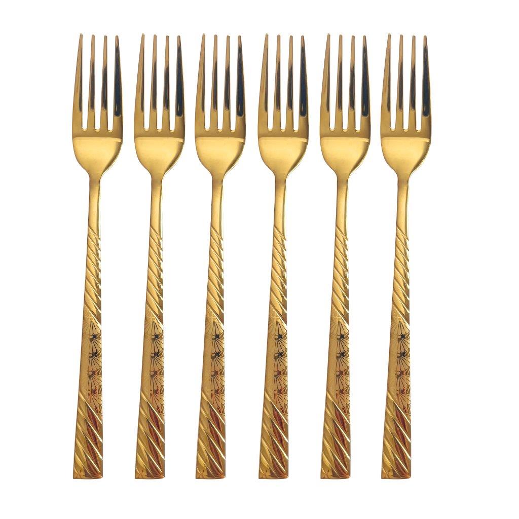 Stainless Steel Fork Set of 6 Pcs ** 20 cm