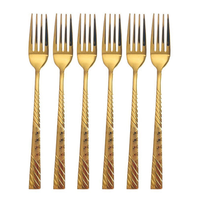 Stainless Steel Fork Set of 6 Pcs ** 20 cm