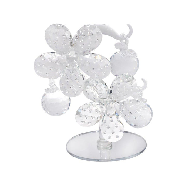 Home Decor Tabletop Crystal Flowers 20 cm