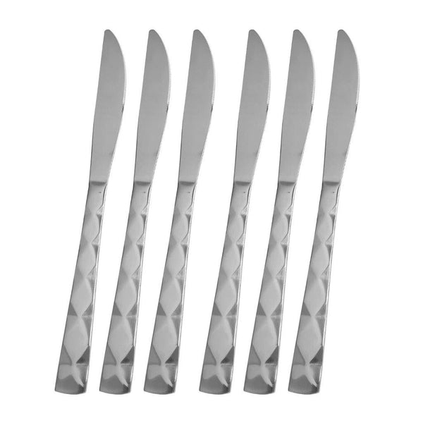 Stainless Steel Table Knife Set of 6 Pcs ** 22.5 cm