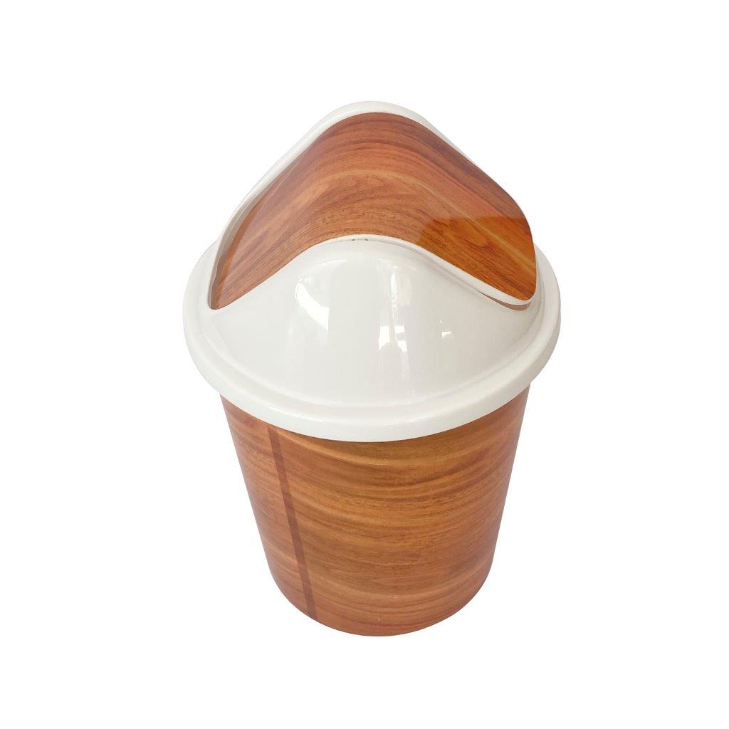 Multi Color Swing Top Rubbish Bin 17*17*18 cm
