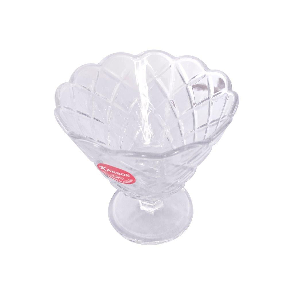 Crystal Glass Ice Cream and Dessert Bowl Set of 6 Pcs  160 ml