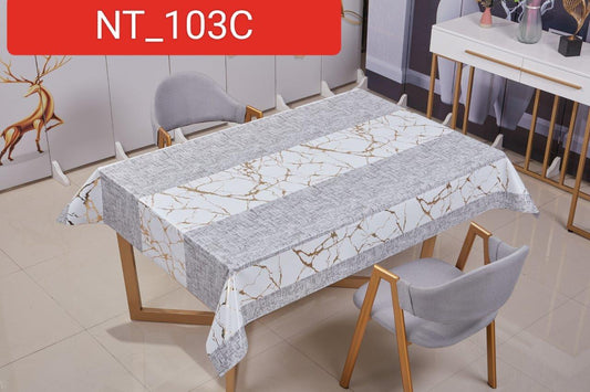 غطاء طاولة من مادة PVC بتصميم تجريدي فاخر، مقاس 1.37*20 متر