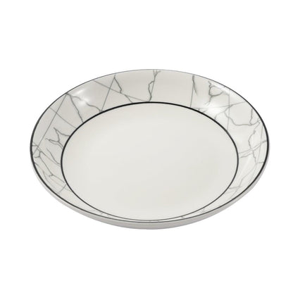 Abstract Print Ceramic Tableware Round Serving Dish Plate 7 cm