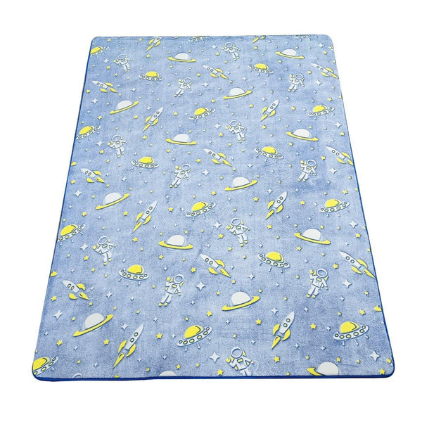 Super Soft Abstract Print Indoor Outdoor Non Slip Waterproof Floor Mat 150*200 cm