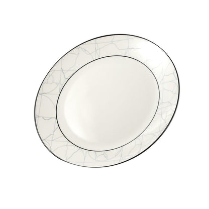 Abstract Print Ceramic Tableware Round Serving Dinner Plate 9 cm