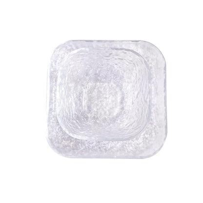 Crystal Glass Ice Cream and Dessert Bowl and Plate Set of 12 Pcs 10.5*5.2/15 cm