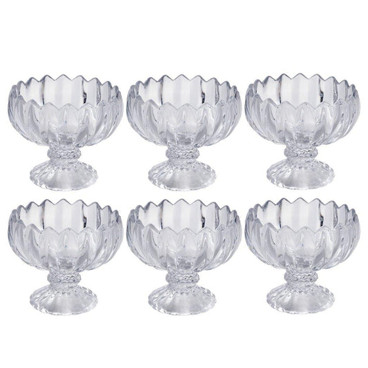 Ice Cream and Dessert Bowl Set of 6 Pcs - 120 ml - Classic Homeware & Gifts
