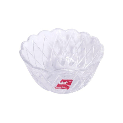 Crystal Glass Ice Cream and Dessert Bowl Set of 6 Pcs  170 ml