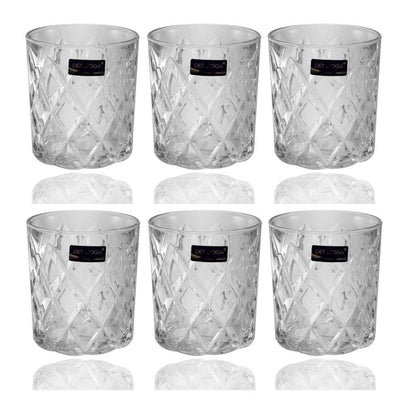 Drinking Glass Tumblers Set of 6 Pcs 340 ml