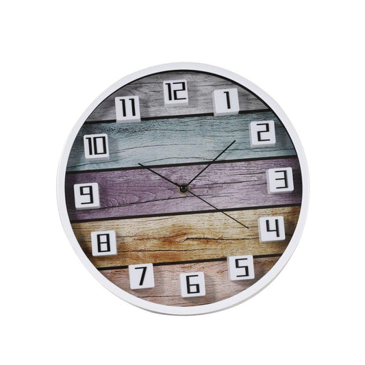 Home Decor Analog Round Modern Wall Clock 30 cm