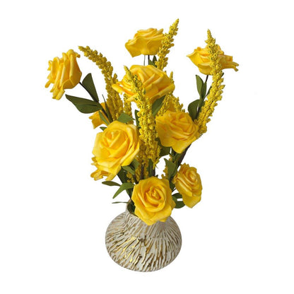 Realistic Touch Artificial Plant Flower Pot Home Interior Deco 42 cm