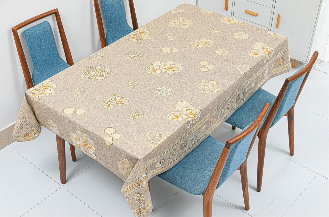 غطاء طاولة من مادة PVC بتصميم تجريدي فاخر، مقاس 1.37*20 متر