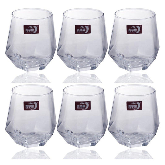 Drinking Glass Tumblers Set of 6 Pcs 310 ml