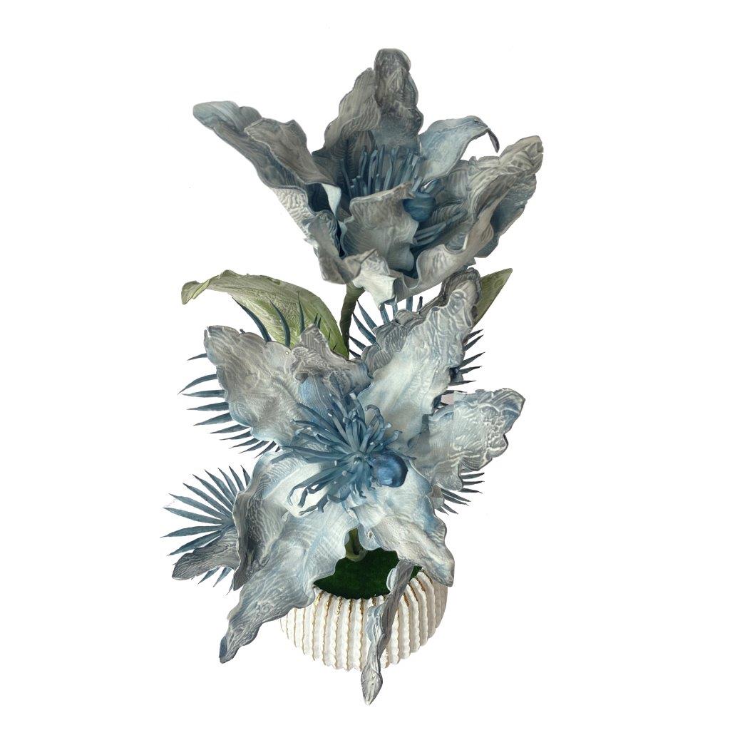 Realistic Touch Artificial Plant Flower Pot Home Interior Deco 42 cm