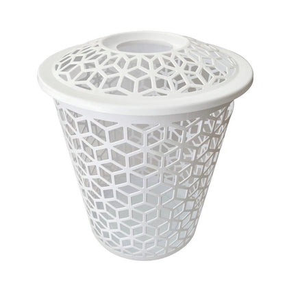 Multipurpose Plastic Laundry Hamper Basket with Lid 40*40*46 cm