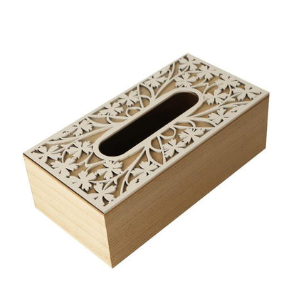 Premium Quality Abstract Design MDF Rectangular Tissue Box Napkin Holder