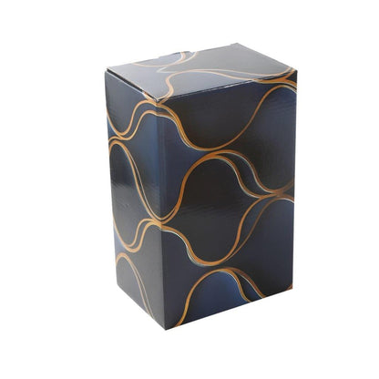 Premium Quality Abstract Design Bamboo Rectangular Tissue Box Napkin Holder 23*14*19 cm