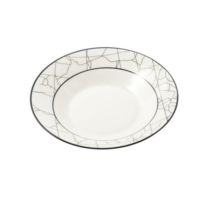 Abstract Print Ceramic Tableware Round Serving Dish Plate 9 cm