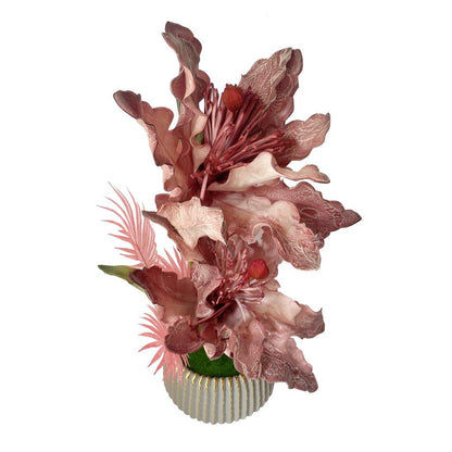 Realistic Touch Artificial Plant Flower Pot Home Interior Deco 42 cm