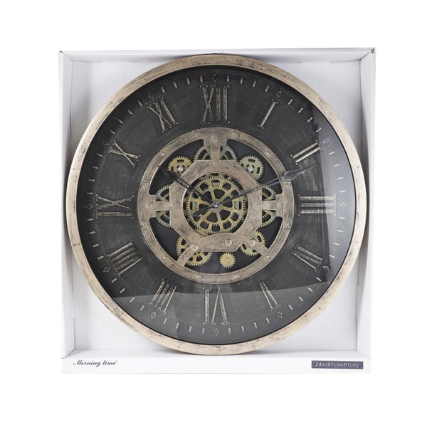 Home Decor Analog Round Artistic Wall Clock 60 cm